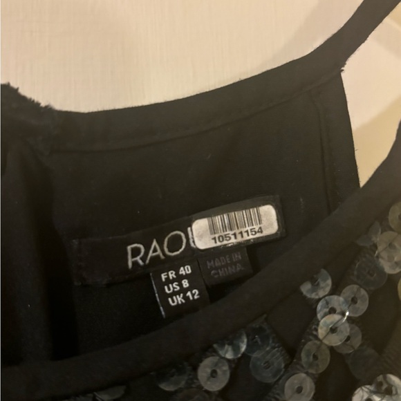 WOMEN’S RAOUL BLACK PHOEBE DRESS - Picture 7 of 9